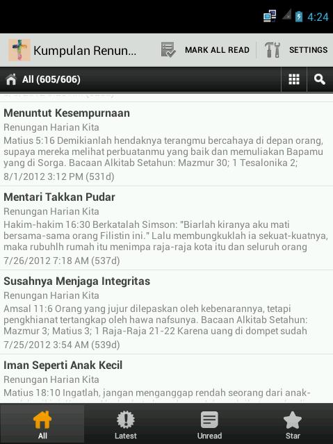 Kumpulan Renungan Kristen