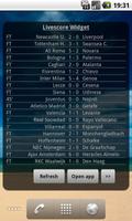 Football Livescore Widget