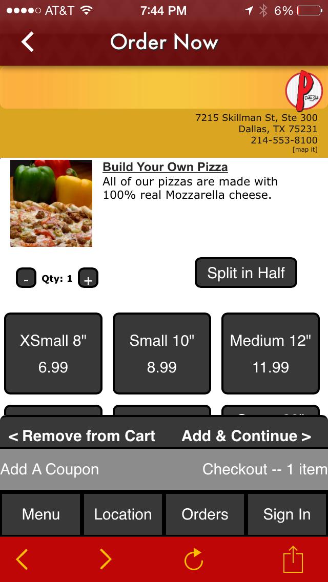 Picassos Pizza & Pasta