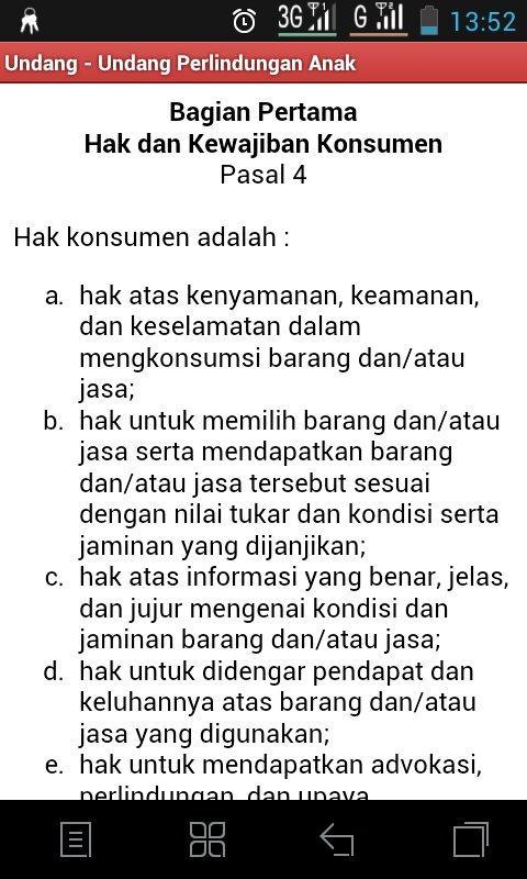 UU Perlindungan Konsumen