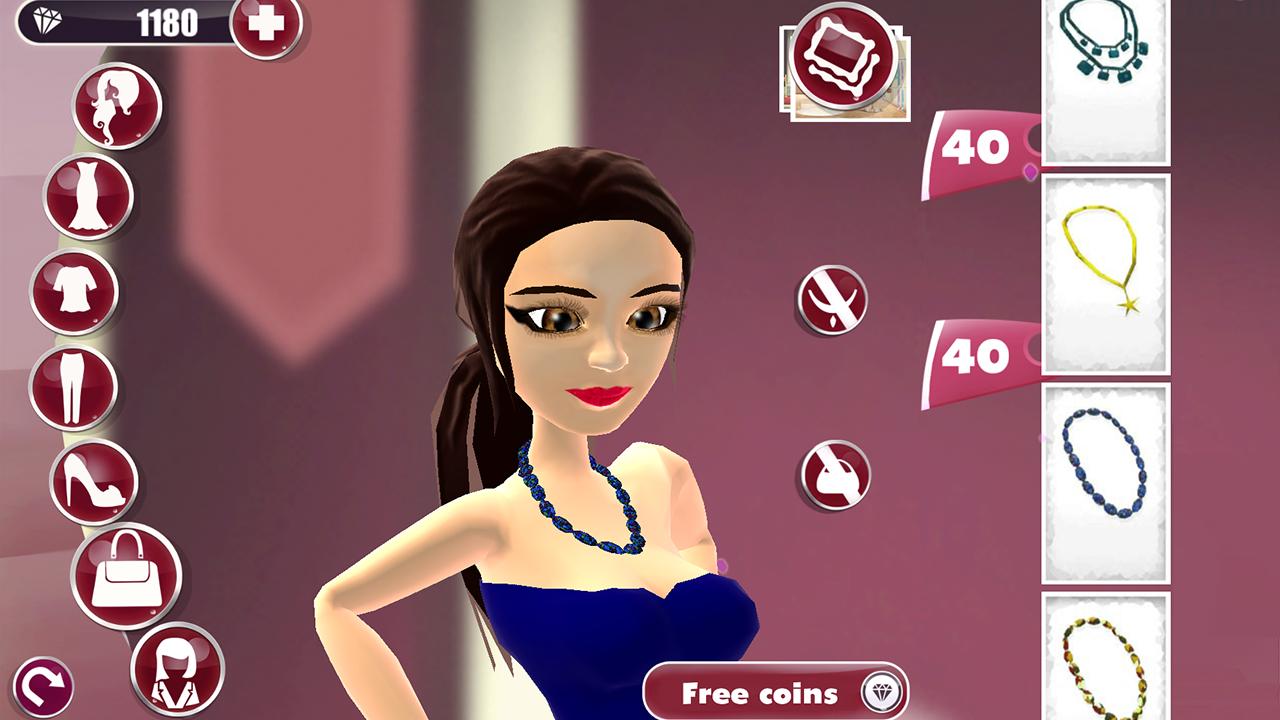 Red Carpet 3D Dress Up Game