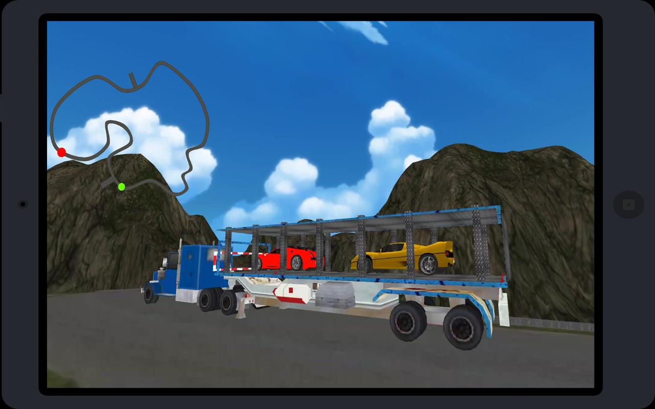 Car Transporter Truck: Parking