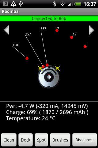 Roomba touch drive