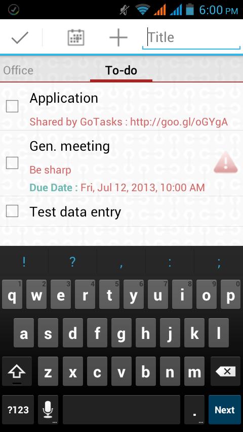 GoTasks