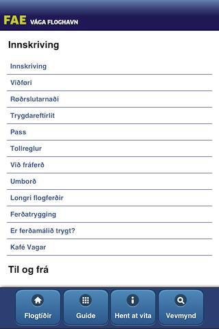 FAE Vagar Airport